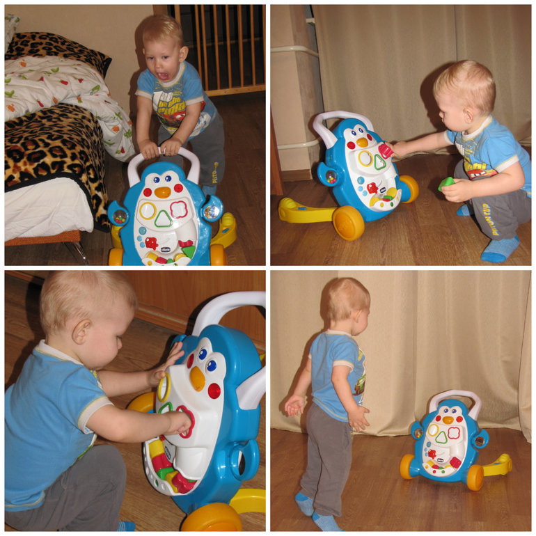 Тест-драйв «Тестирование игрушка-ходунки Chicco 2 в 1 «Пингвин»