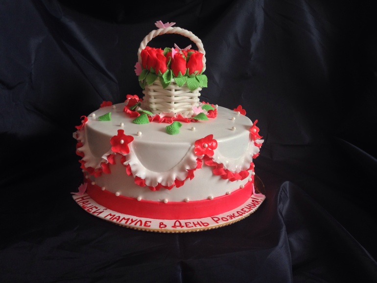 Опять с розочками