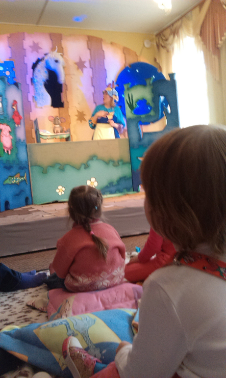 Театр на подушках..."Про мышонка..."