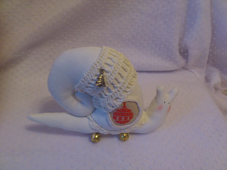 Моя новогодняя улитка