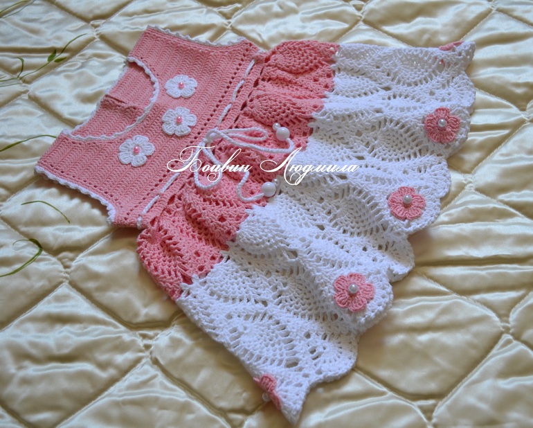 Детское платье крючком