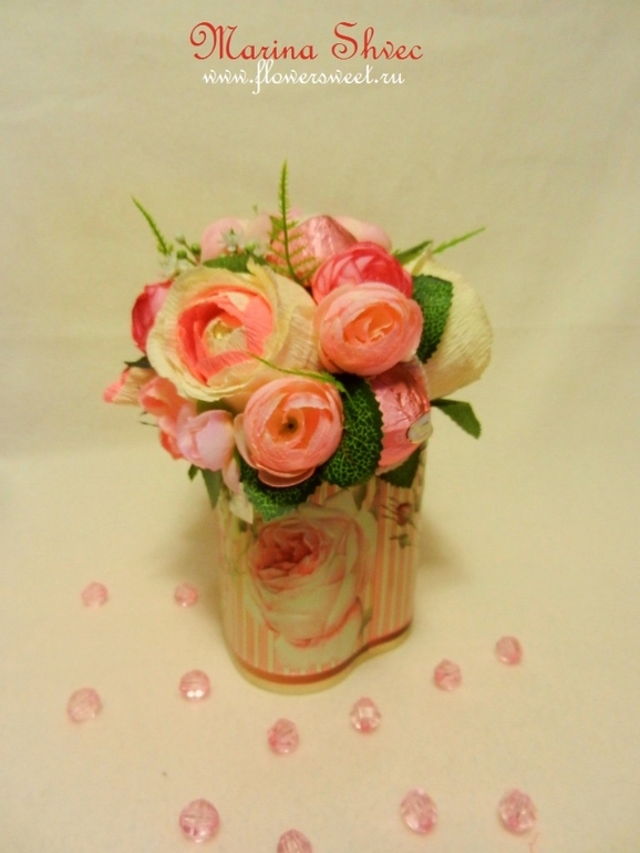 Предлагаю сделать для вас букеты и композиции из конфет =)