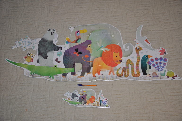 Пазломания. Часть 5. Гигантам от Djeco гигантский пост!