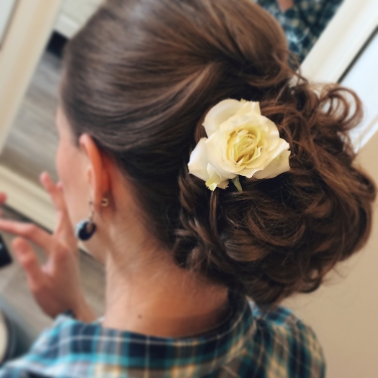 Юлия. Репетиция свадебной прически