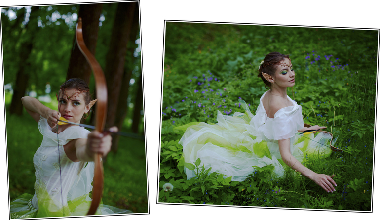 Воинствующая эльфийка-лучница