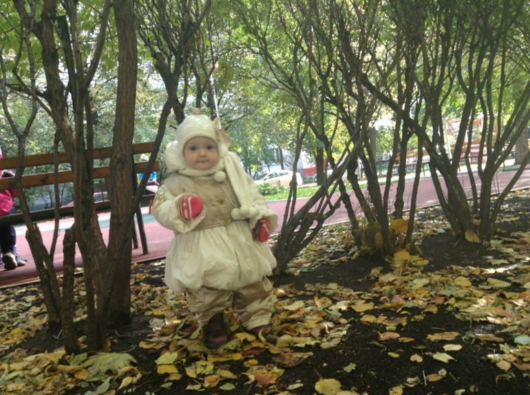 Тааадааааааамммм)))) а вот и Серафима в Алискином войчике))))доросли))