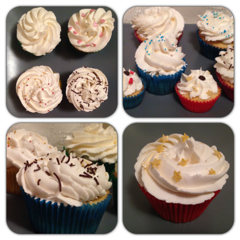 Ванильные с кремом тирамису)))