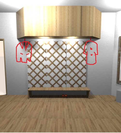 Проект прихожей для молодой пары