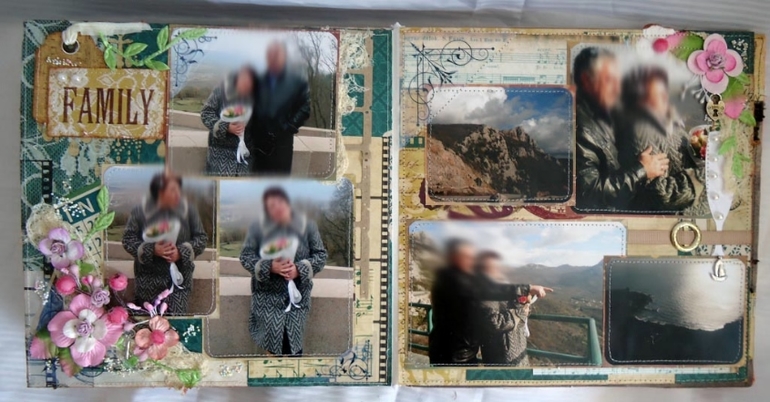 Альбом для сестры (роспись)