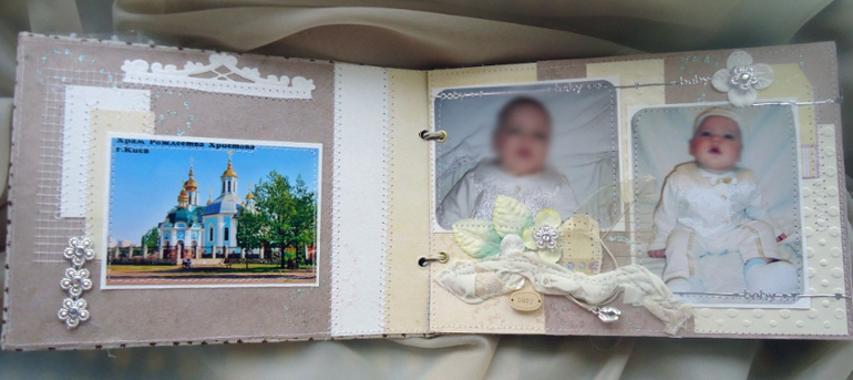 Мини альбомчики для крестных