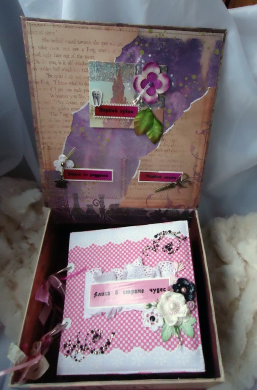 Фотоальбом-книга для пожеланий Алисы...(часть заказа)