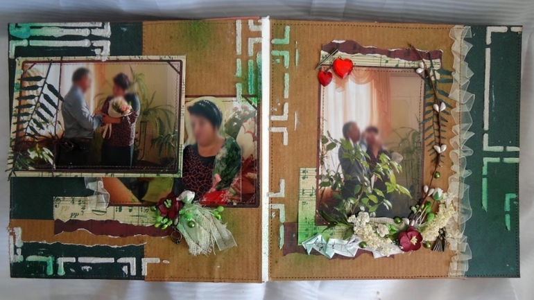 Альбом для сестры (роспись)