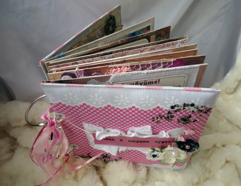 Фотоальбом-книга для пожеланий Алисы...(часть заказа)