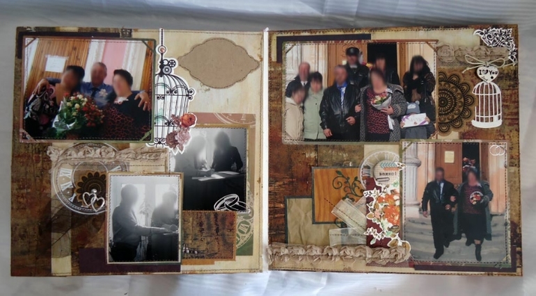 Альбом для сестры (роспись)