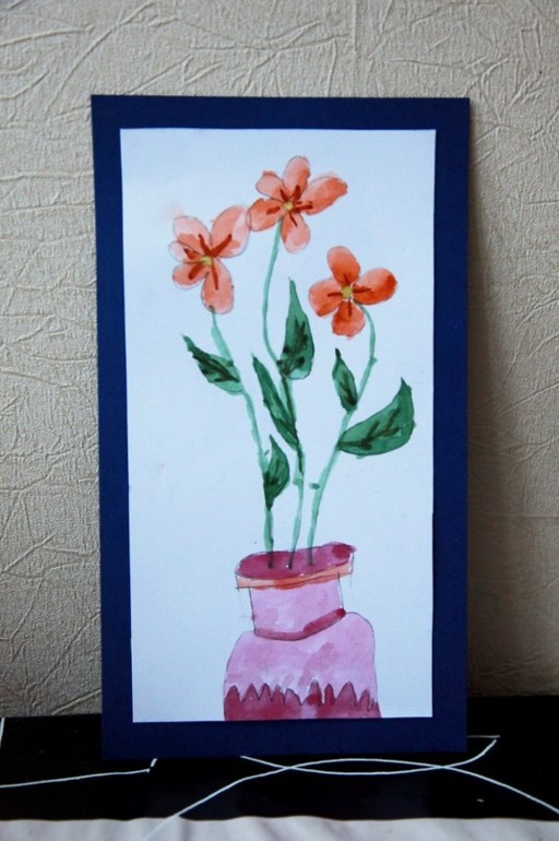 Рисунок акварелью