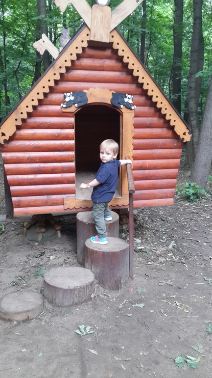 паровозия и аква-садик в парке Фили