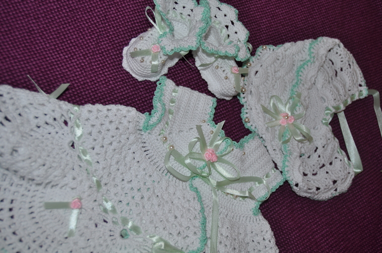 крестильный  набор для моей племяшечки!