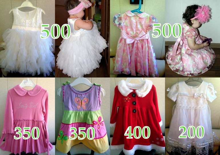 Платья от 8 мес до 3х лет!!! Новые и в идеале!