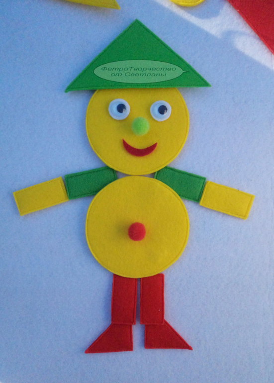 2 в 1 : сортер - конструктор из фетра. Часть № 2.