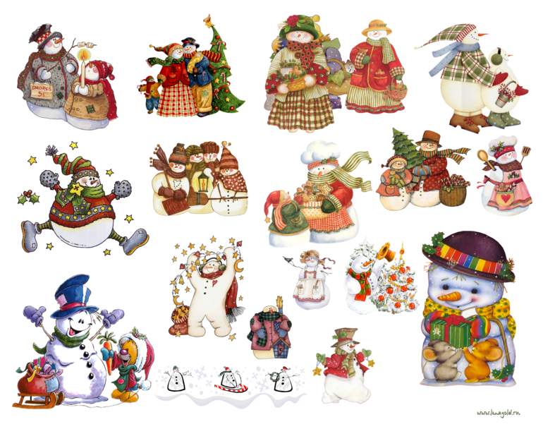 Новогодние печатные материалы.