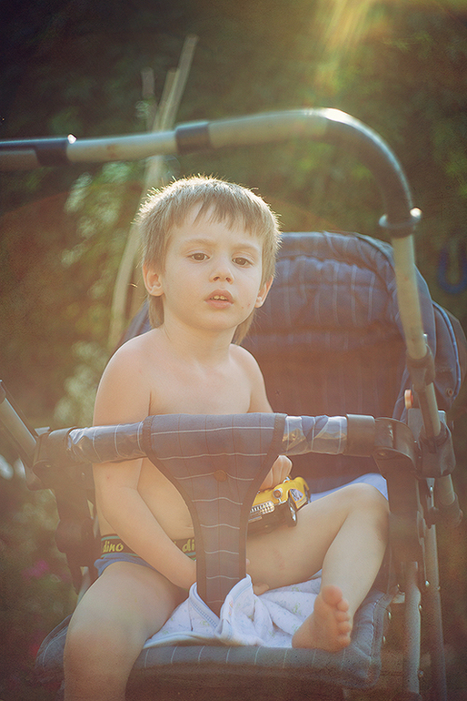 в летнем саду