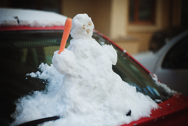 к нам пришла зима