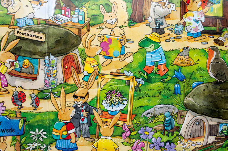 Wimmelbuch-mania. Пасхальные кролики