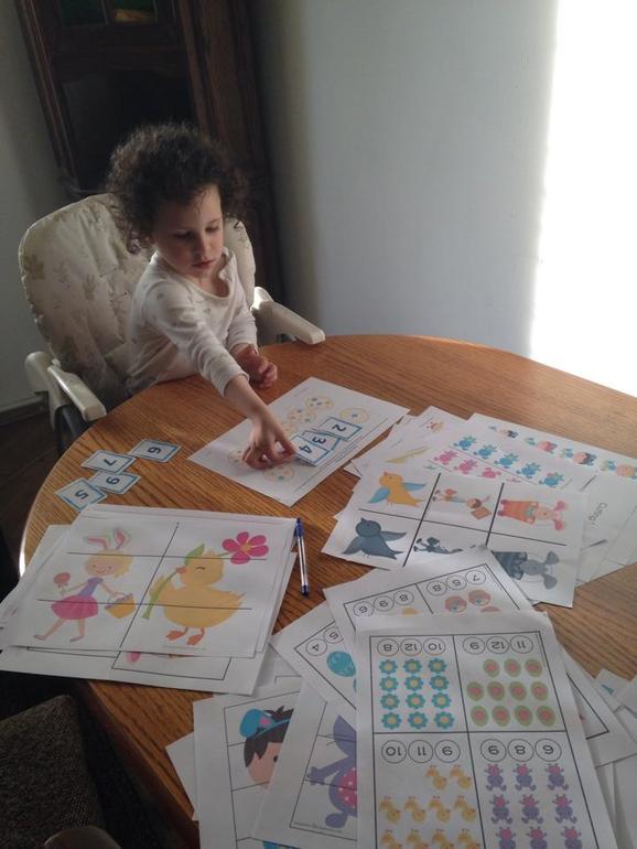 Наши занятия после сада.