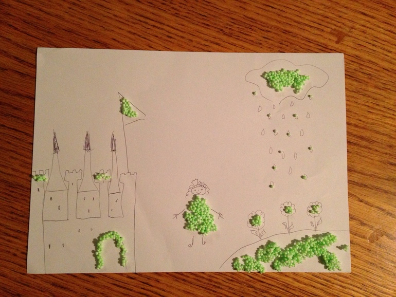 Про принцессу и зеленую поляну.