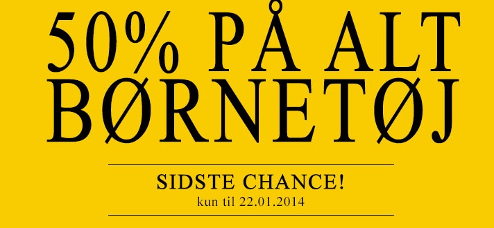 СКИДКА 50% на всю детскую одежду ! Только до 22/01
