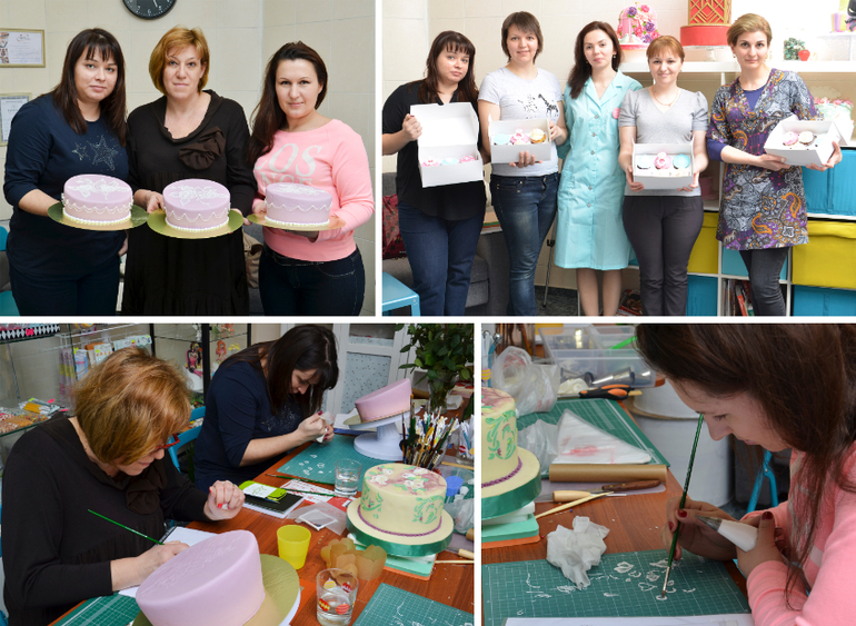 Фото-отчет с прошедших курсов -Кондитерская Студия Мадины Яворской
