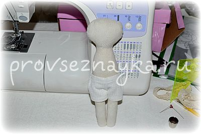 Моя первая сшитая кукла