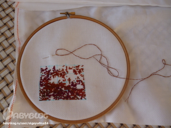 Мой вышивальный процесс HAED 