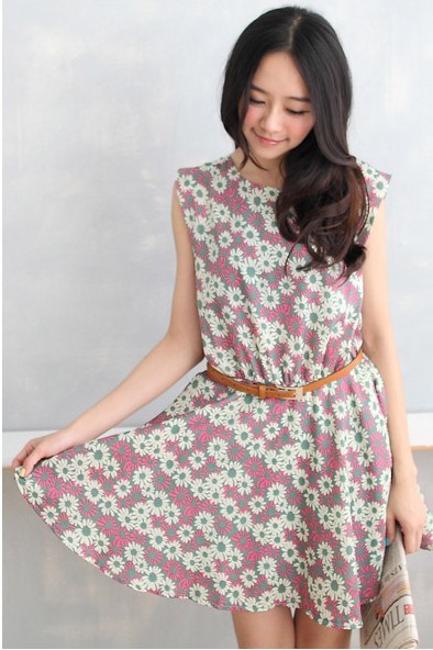 А вам нравятся платья в мелкий цветочек?