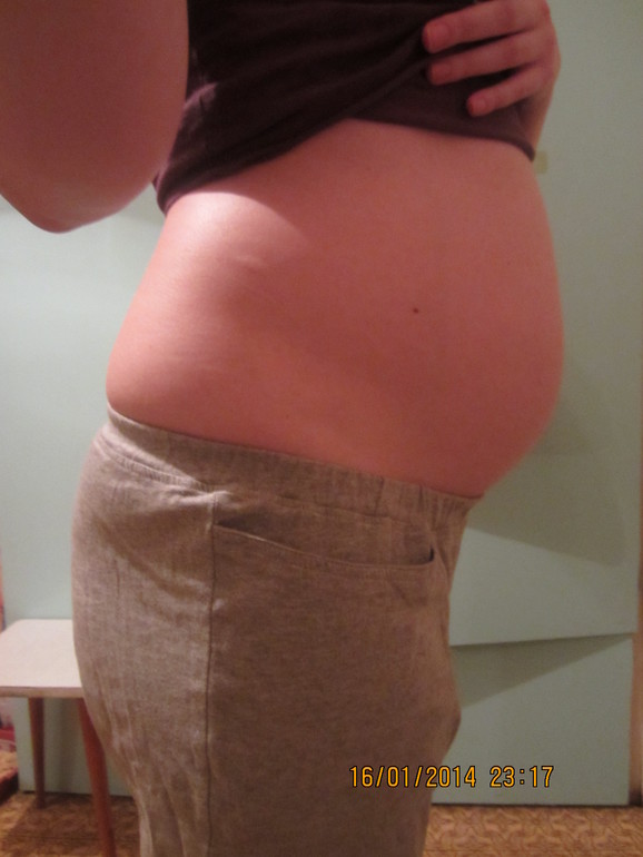 мой животик)