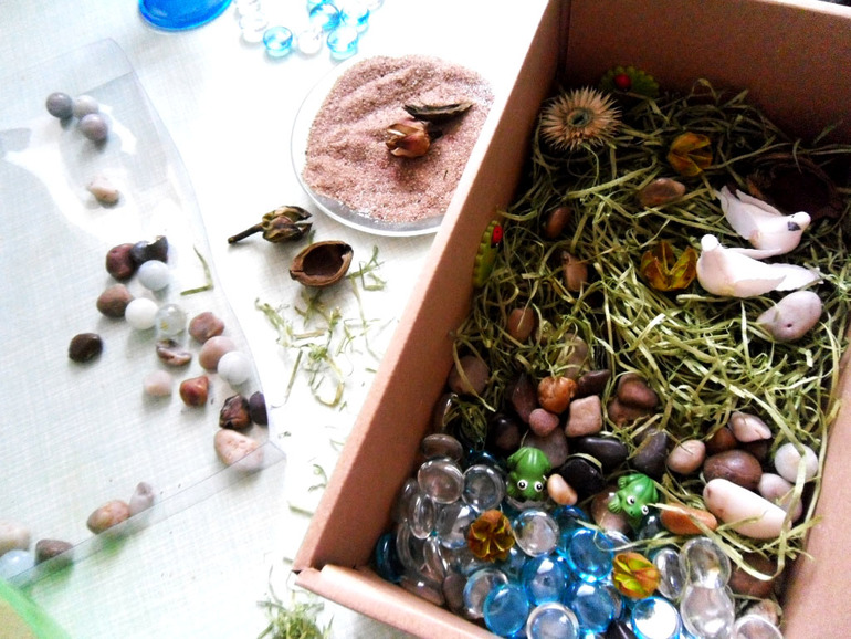 Сенсорная коробочка - приход весны