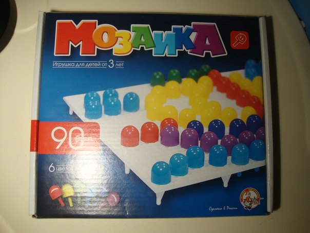 Штырьковая мозаика на 90 деталей