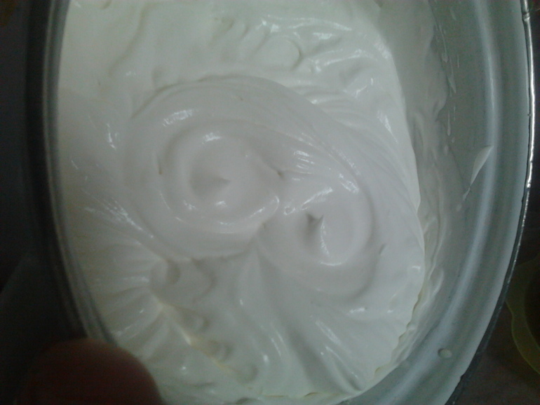 Мой первый опыт взбивания сливок.