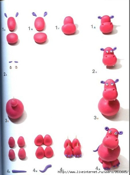 Лепим из пластилина ))) по картинкам )))