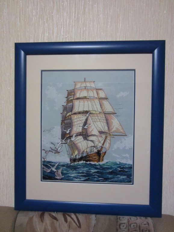 Работы после багетки