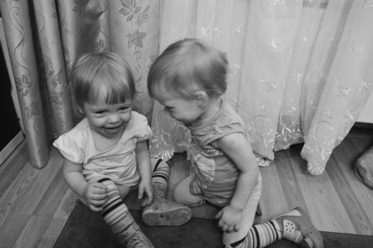 Черно-белые детки)))