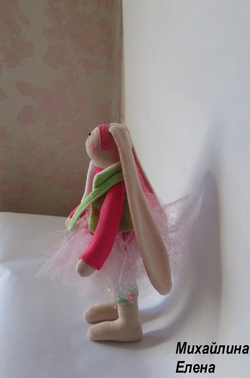 Мятно-розовая зайка:)