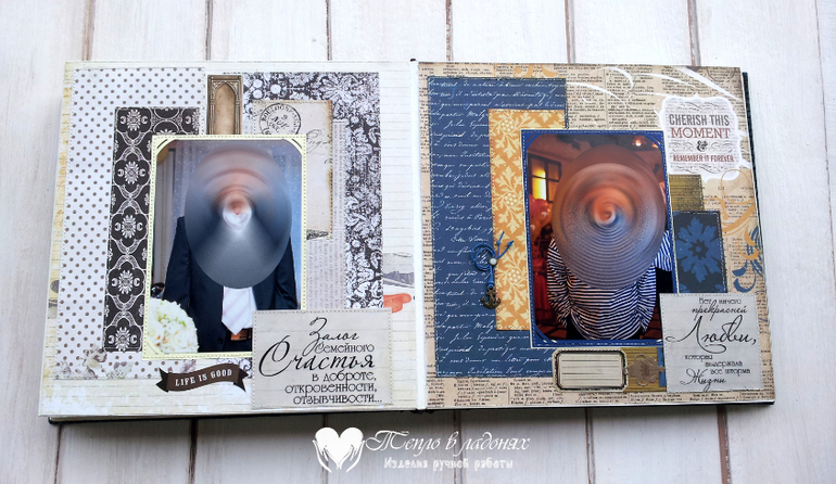 Мужской фотоальбом и по совместительству признание в любви мужу