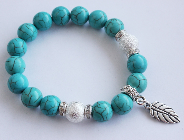 Комплект браслетов "Бирюзовый"