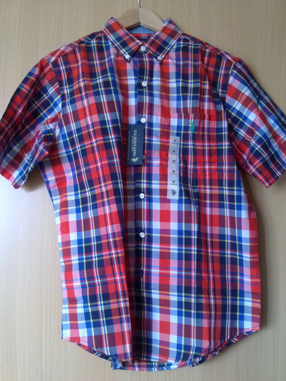 Поло и рубашка с коротким рукавом US Polo Assn, размер М