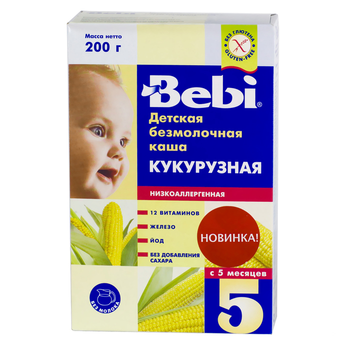 Каша беби с малиной и вишней