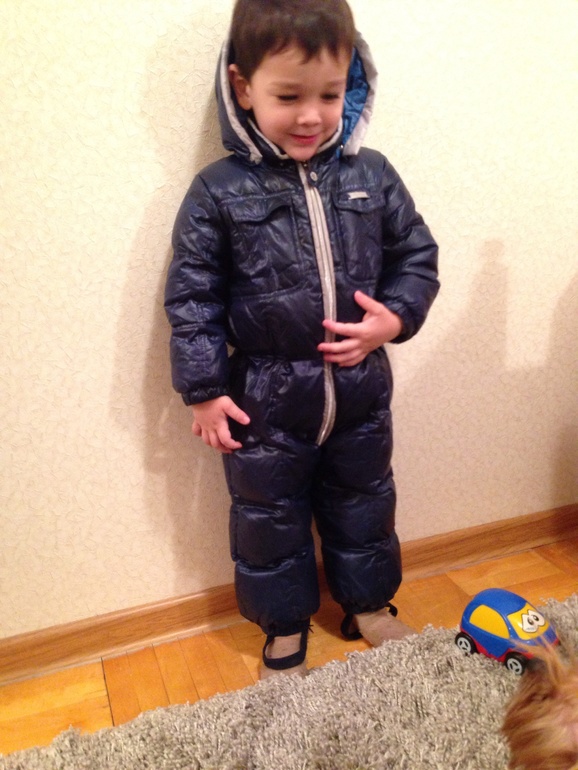 Комбез на пуху paper moon размер 86, 2000 т.р