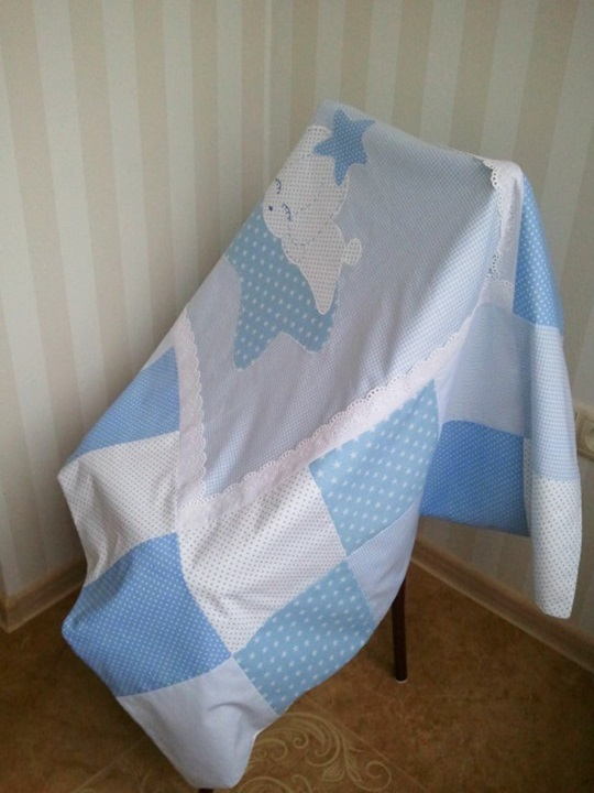 Детское легкое одеяльце и матрасик для пеленального столика 