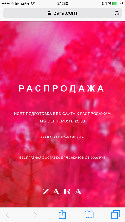 Когда распродажа в заре выгод курс