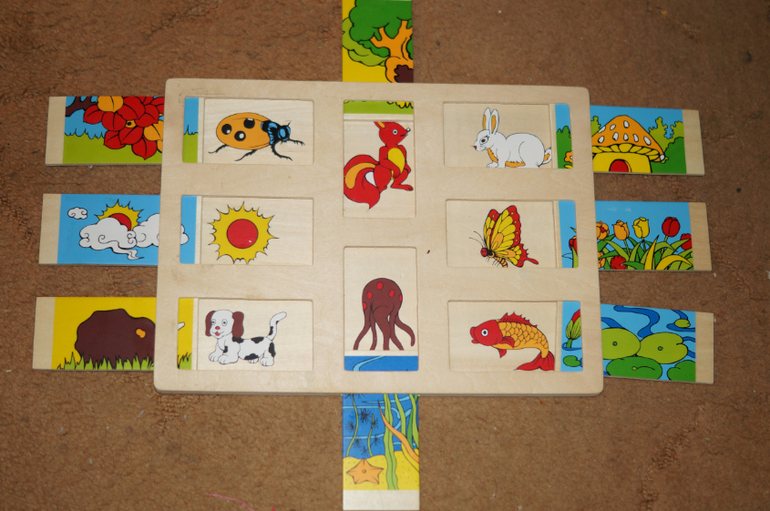 Наши деревянные игрушки 10 мес - до 1,7 . Часть 1.